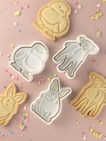 Keksausstecher Set Tiere Frühling