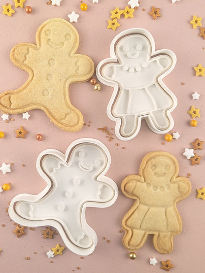 Keksausstecher Weihnachten Lebkuchenmännchen-Set - Keksausstecherei