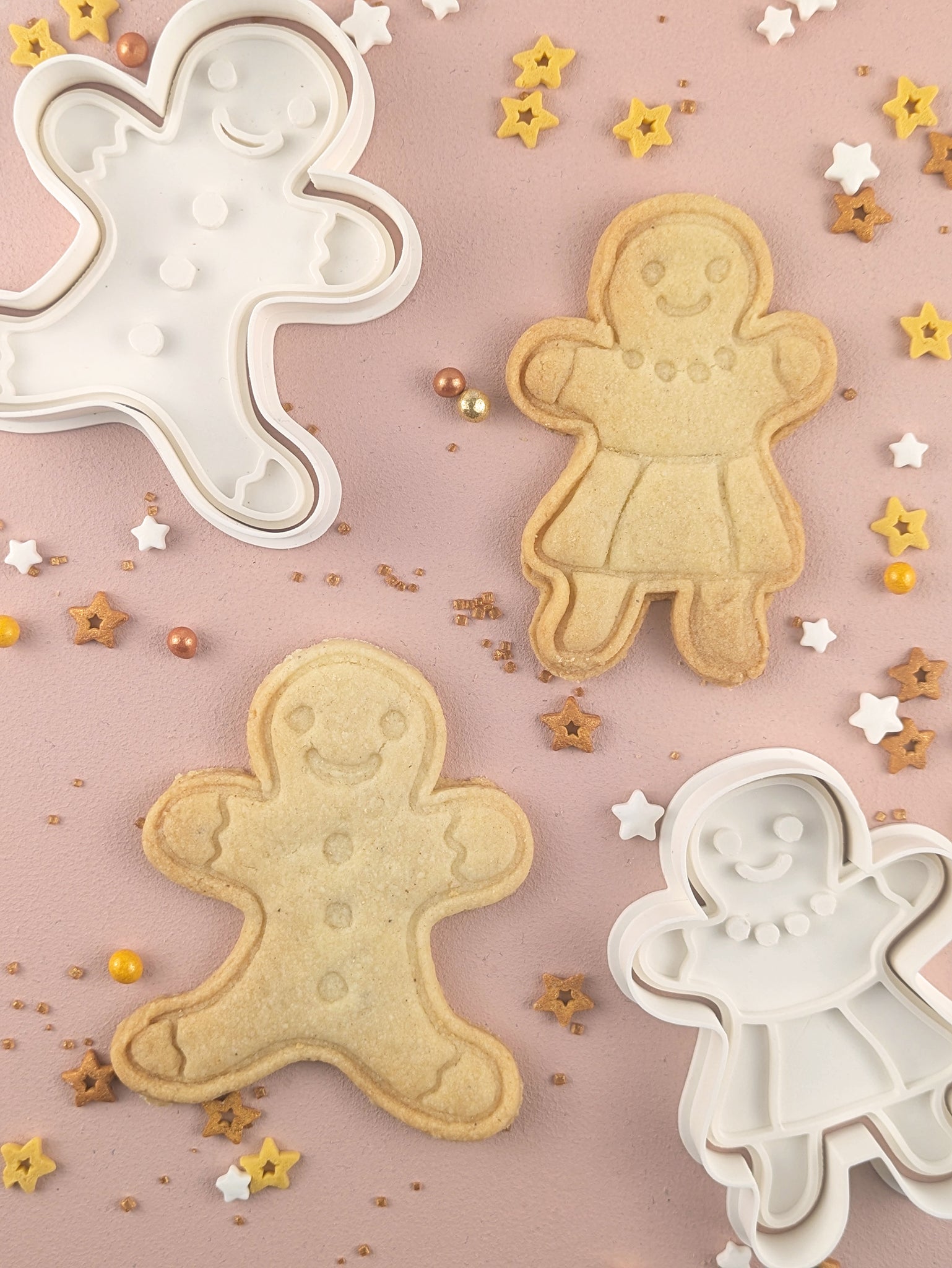 Keksausstecher Weihnachten Lebkuchenmännchen-Set - Keksausstecherei