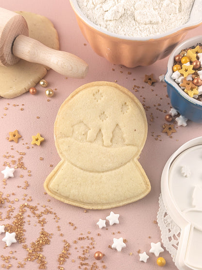Keksausstecher Weihnachten Schneekugel
