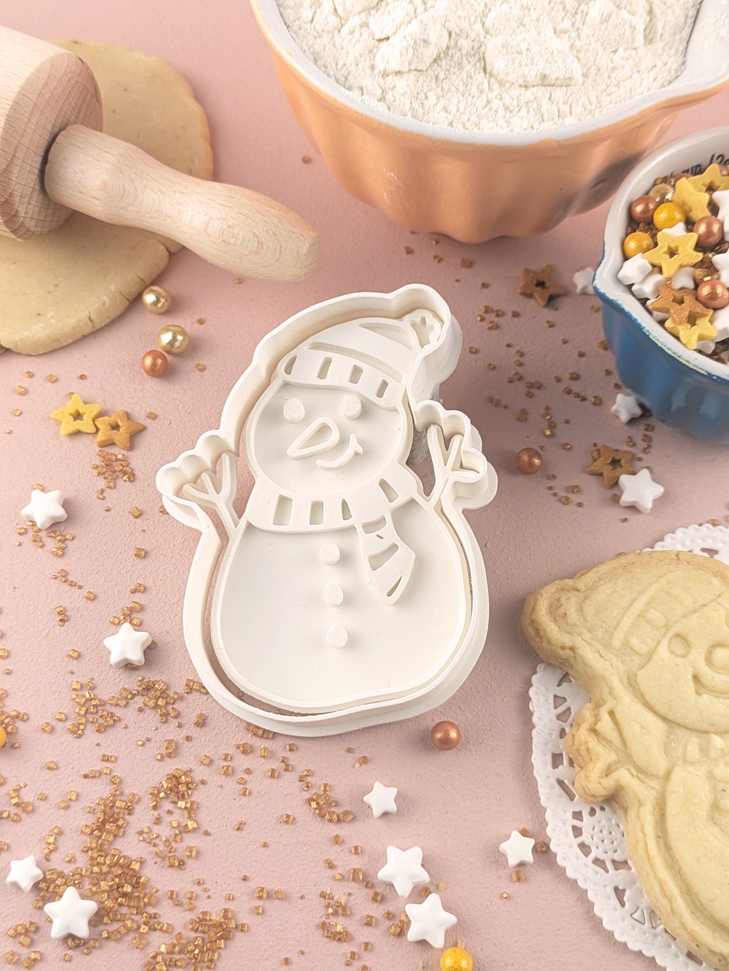 Keksausstecher Winter Schneemann
