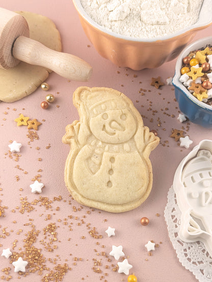 Keksausstecher Winter Schneemann