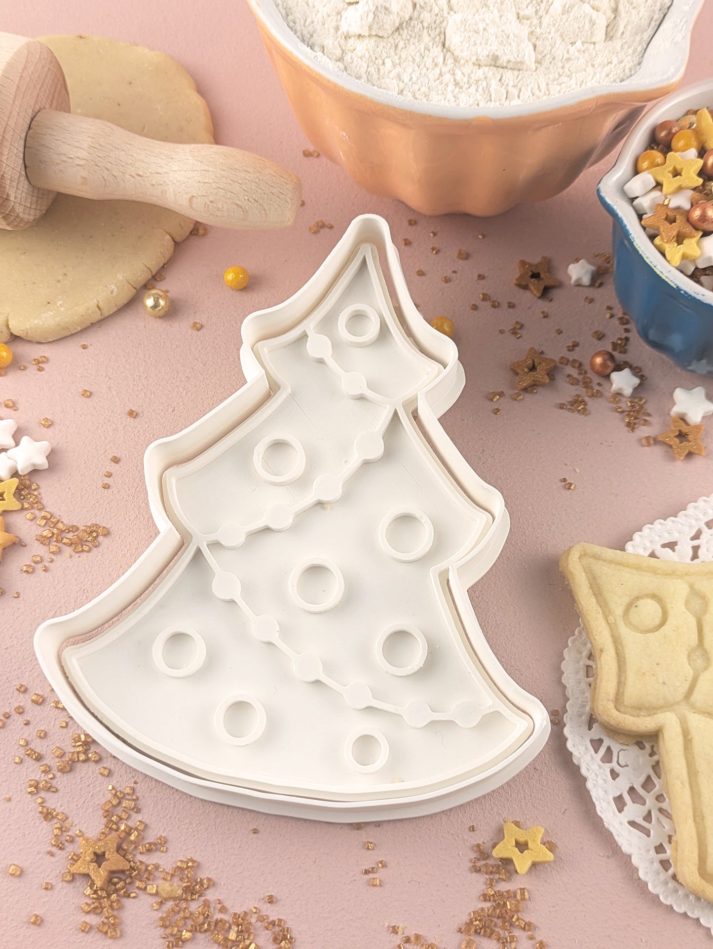 Keksausstecher Weihnachten Weihnachtsbaum XL - Keksausstecherei