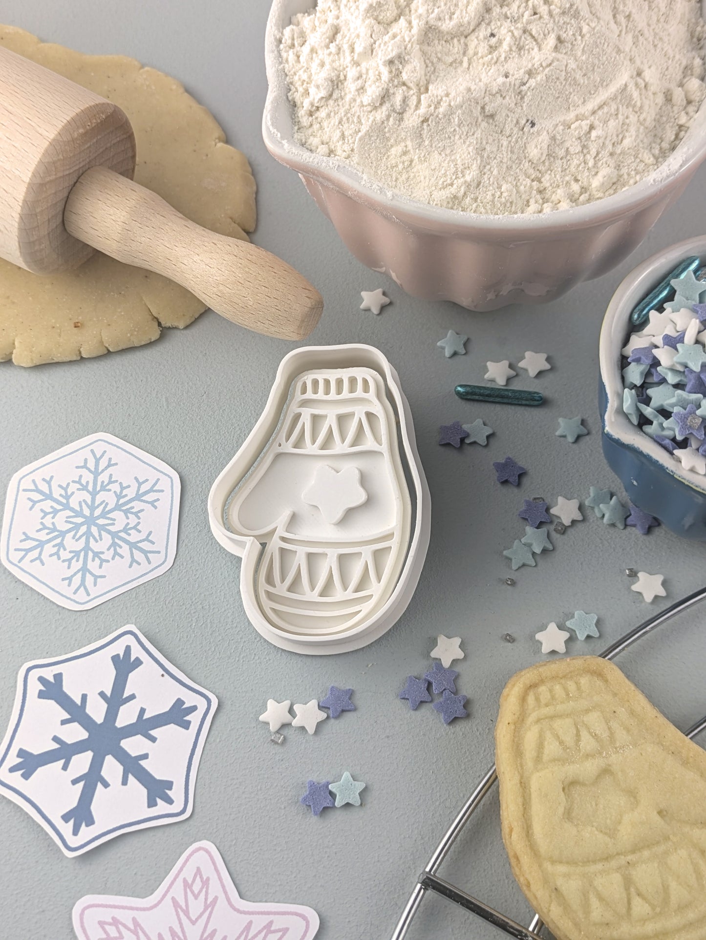 Keksausstecher Winter Kleidung-Set - Keksausstecherei