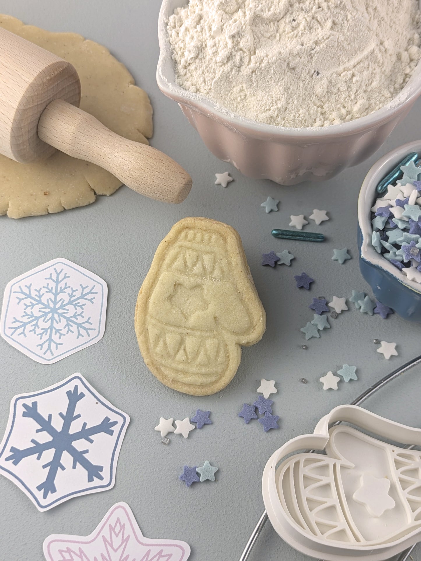 Keksausstecher Winter Kleidung-Set - Keksausstecherei