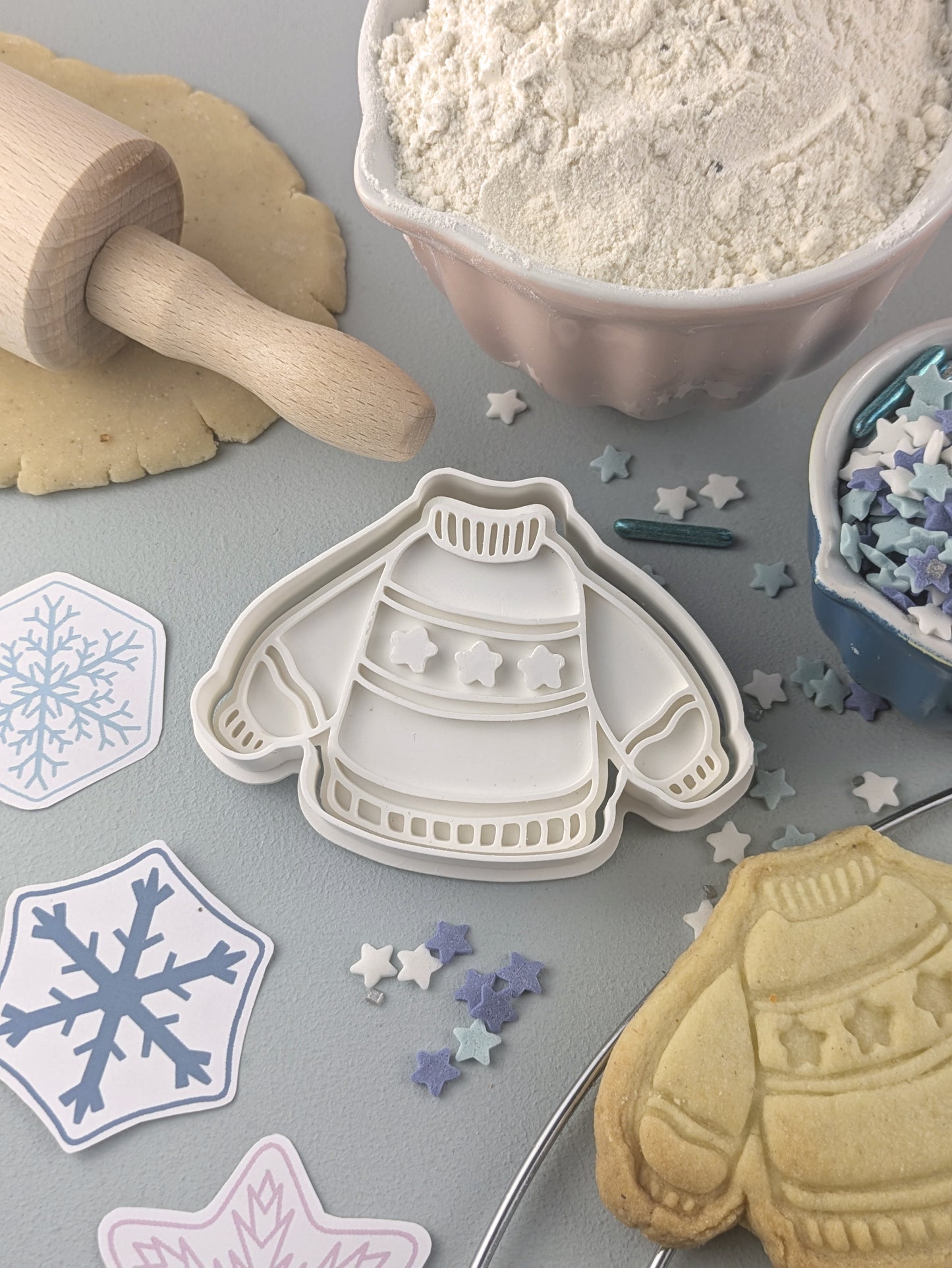 Keksausstecher Winter Kleidung-Set - Keksausstecherei