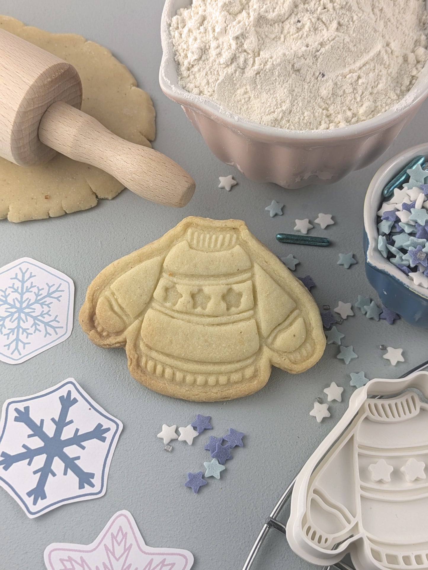 Keksausstecher Winter Kleidung-Set - Keksausstecherei