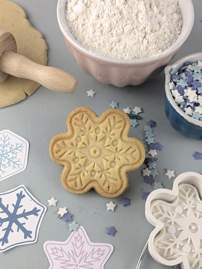 Keksausstecher Winter Schneeflocke Frostblume - Keksausstecherei