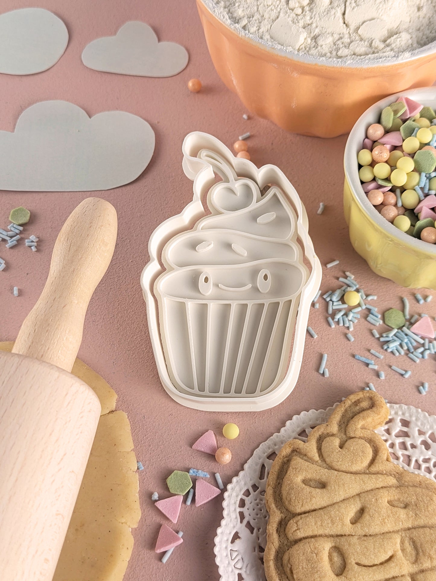 Keksausstecher Kawaii Cupcake