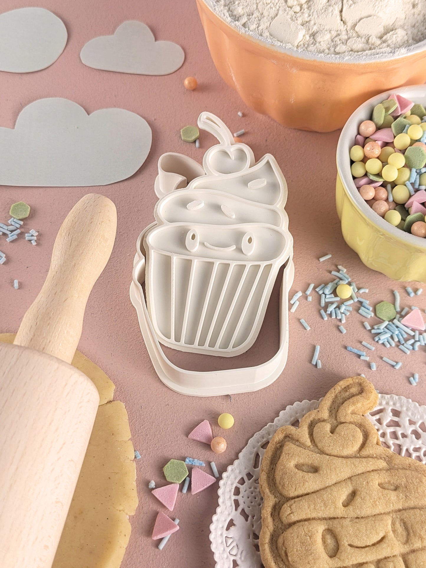 Keksausstecher Kawaii Cupcake