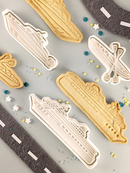 Keksausstecher Set Wasserfahrzeuge