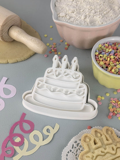 Keksausstecher Geburtstag Torte