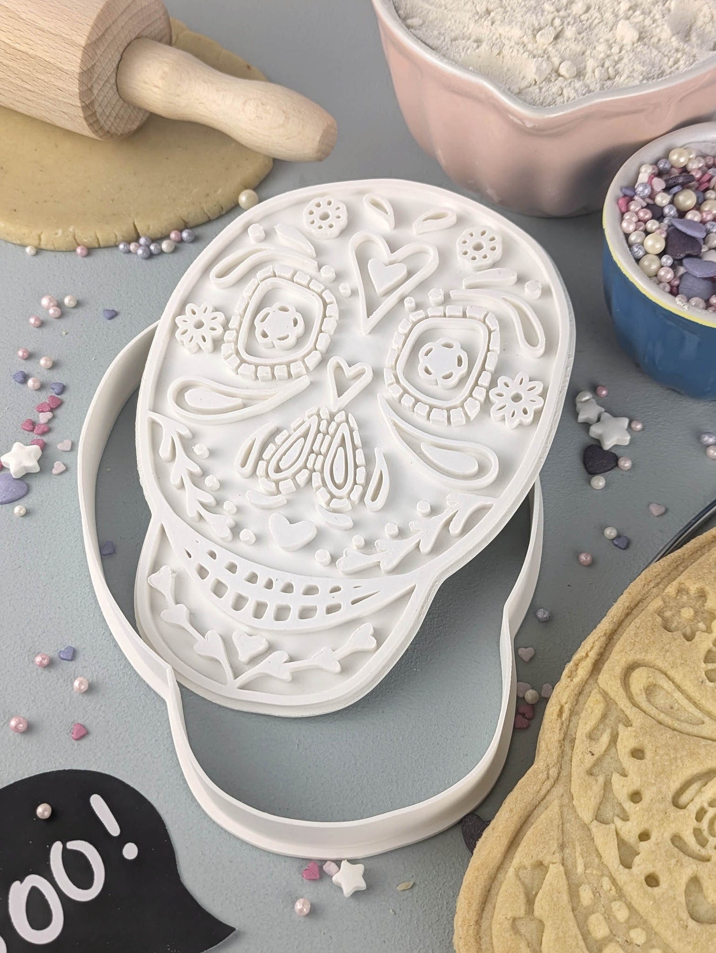 Keksausstecher Halloween Día de los Muertos