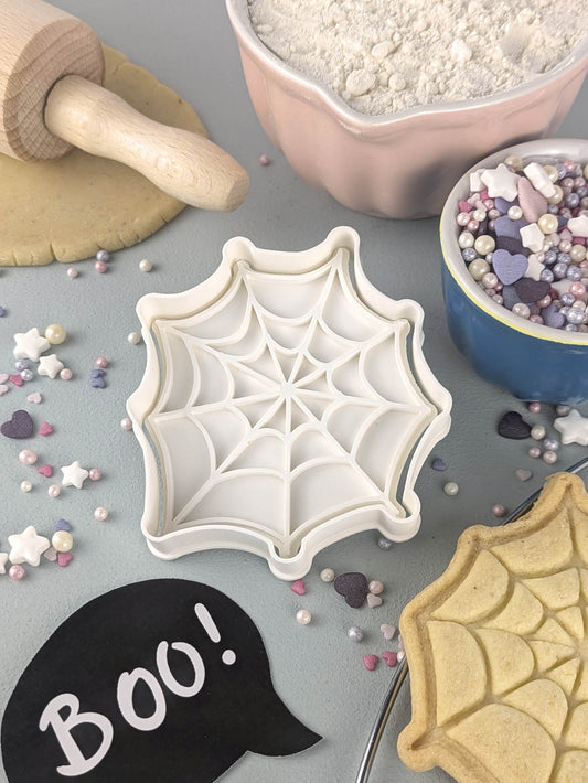 Keksausstecher Halloween Spinnennetz