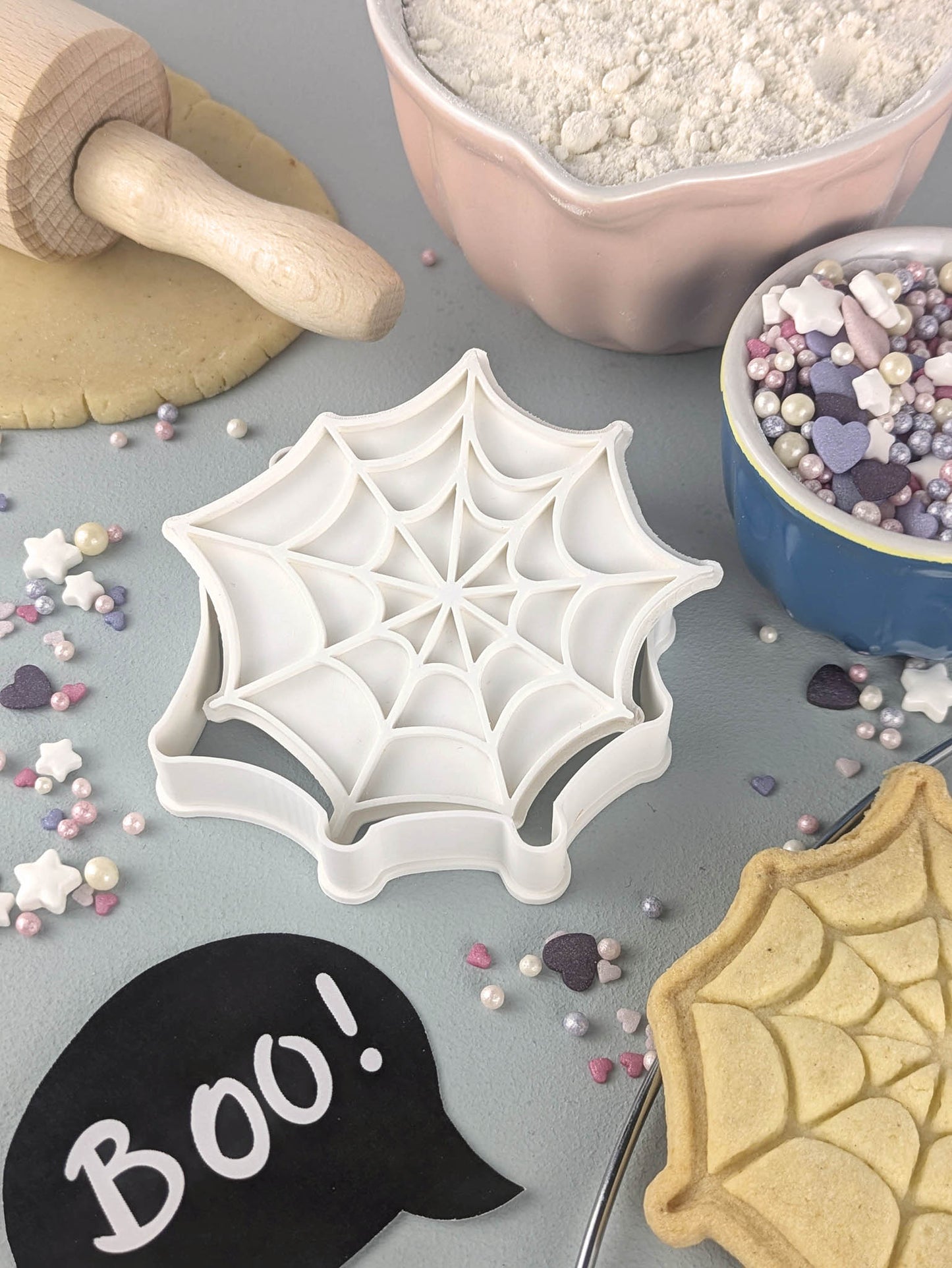 Keksausstecher Halloween Spinnennetz