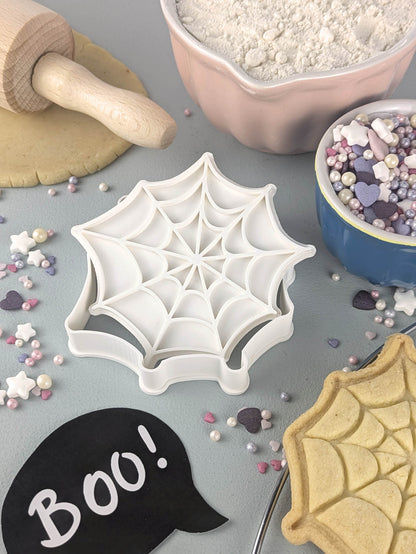 Keksausstecher Halloween Spinnennetz