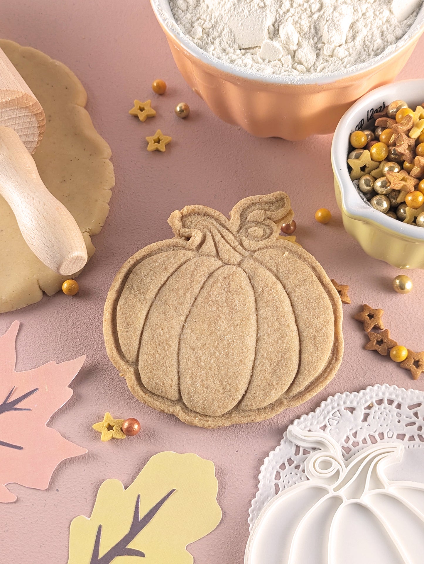 Keksausstecher Herbst Runder Kürbis