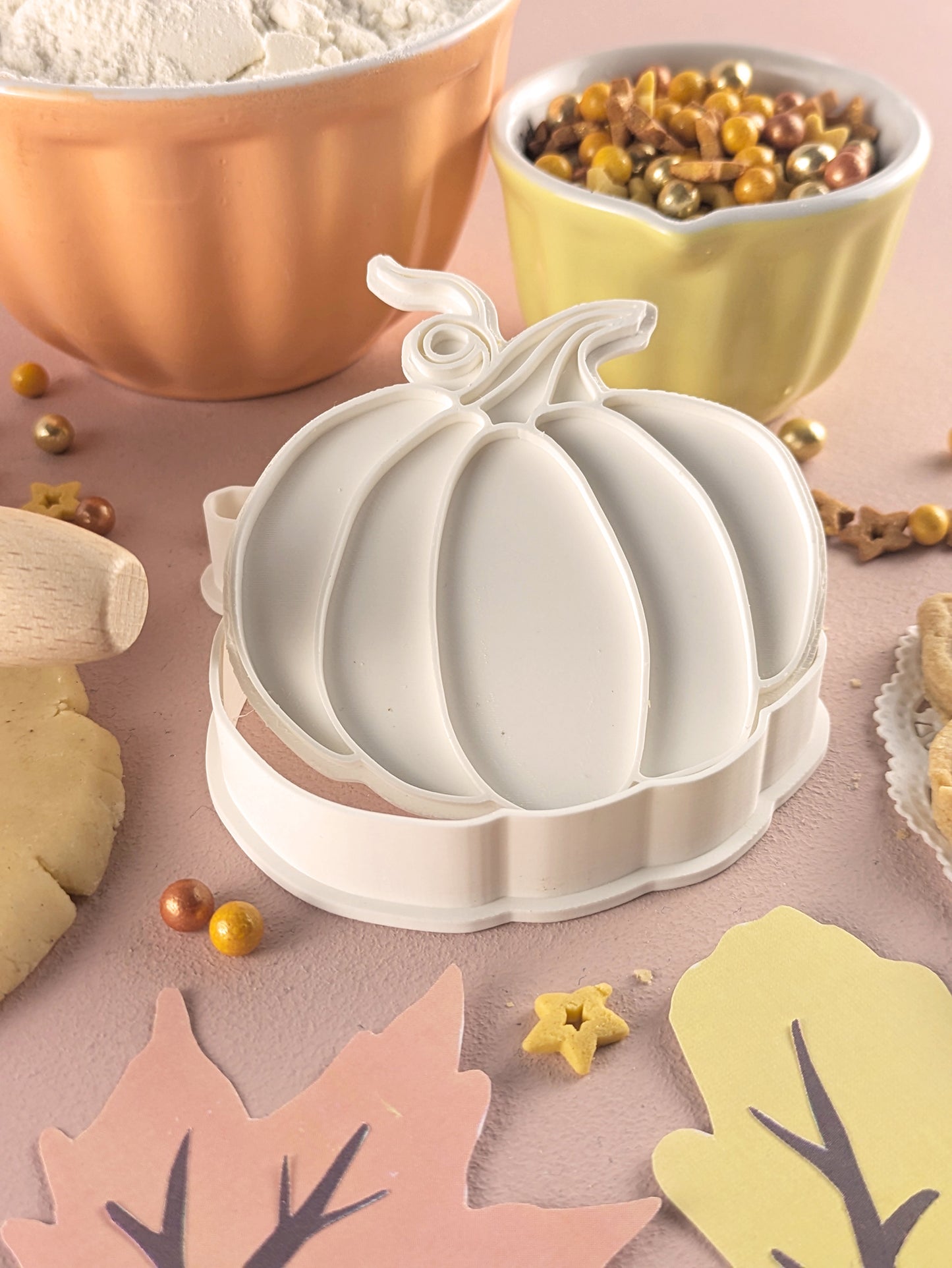 Keksausstecher Herbst Runder Kürbis