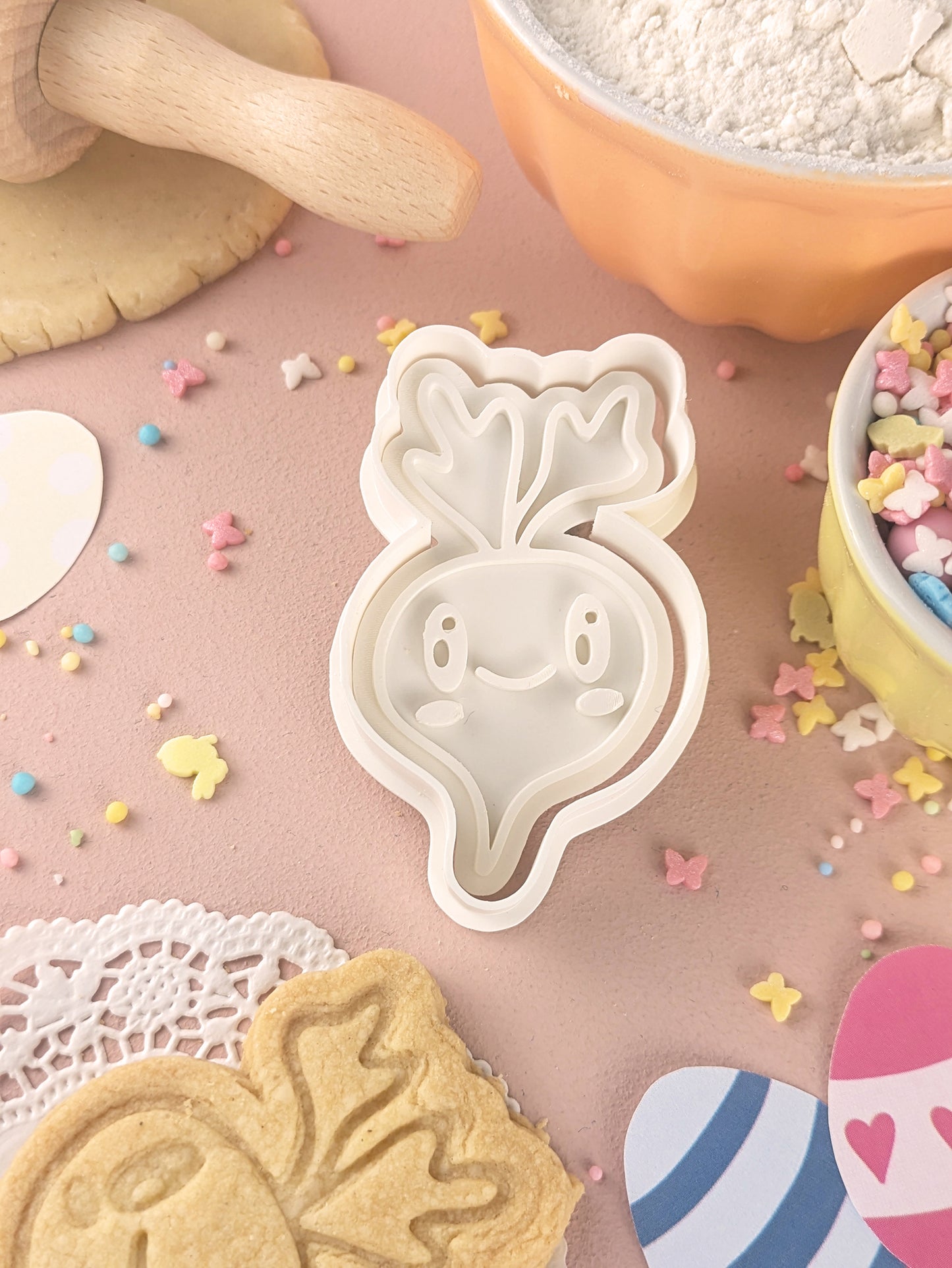 Keksausstecher Set Ostern Radieschen Möhre