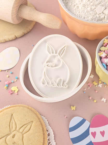 Keksausstecher Tier Hase Medaillon