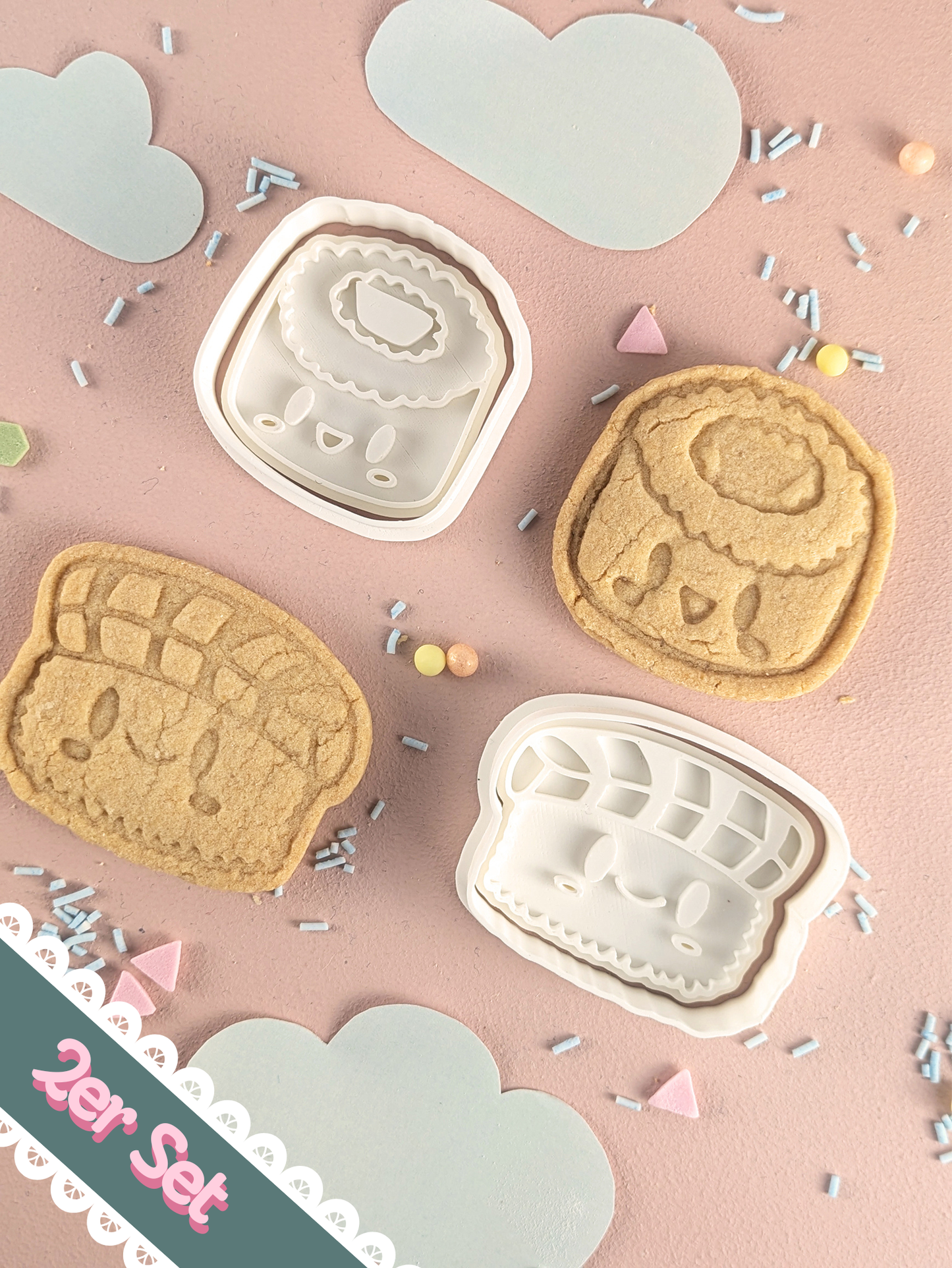 Keksausstecher Kawaii Set Sushi