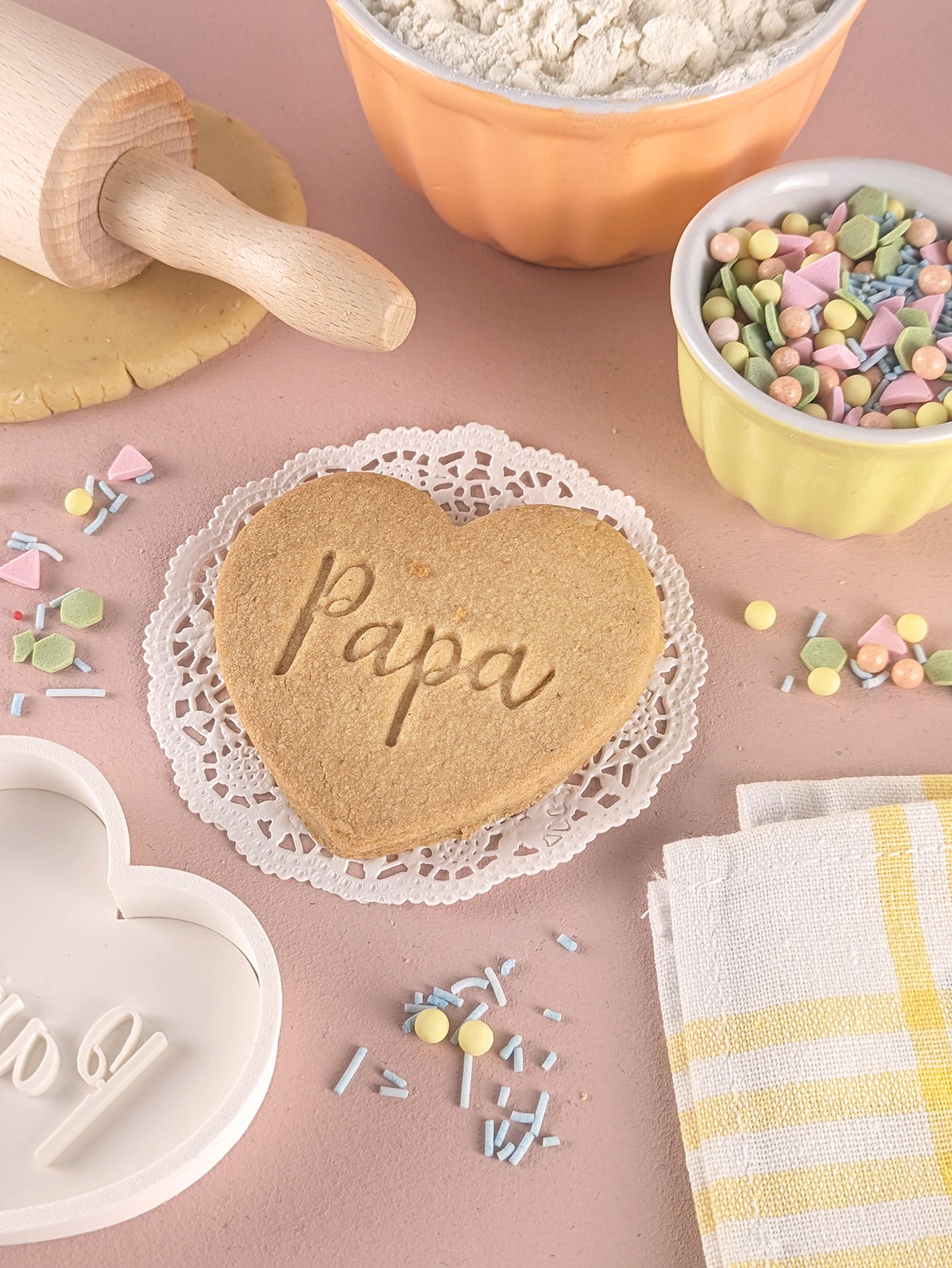 Personalisierter Keksausstecher Herz