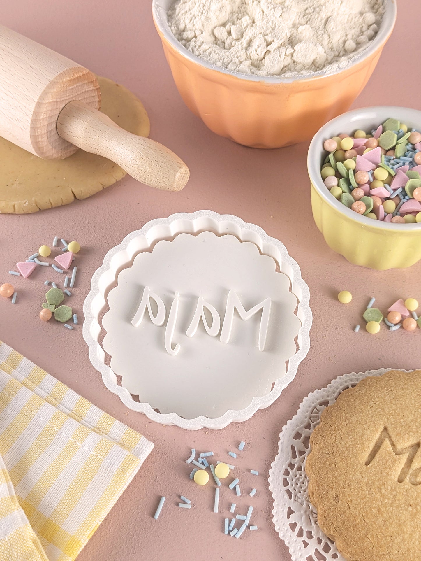 Personalisierter Keksausstecher Kreis