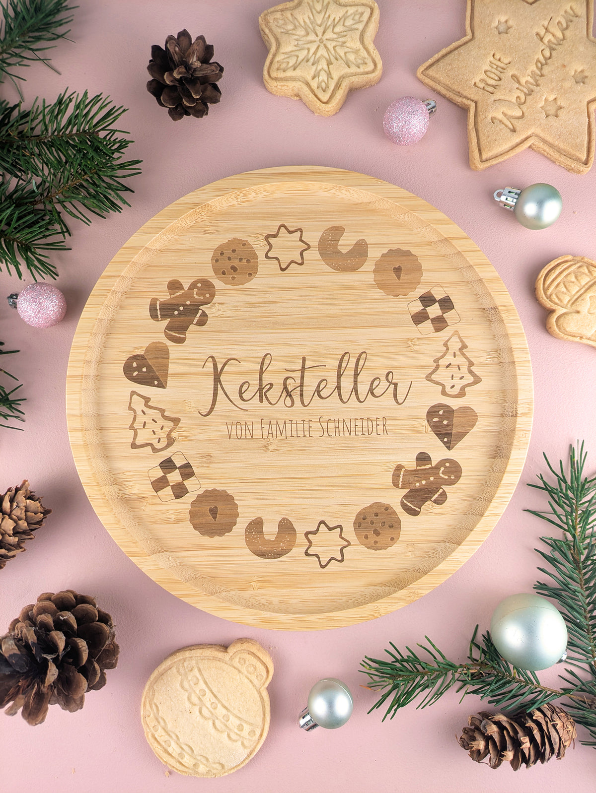 Keksteller Plätzchen - Keksausstecherei