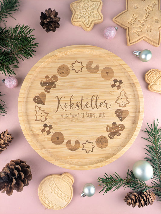 Keksteller Plätzchen - Keksausstecherei