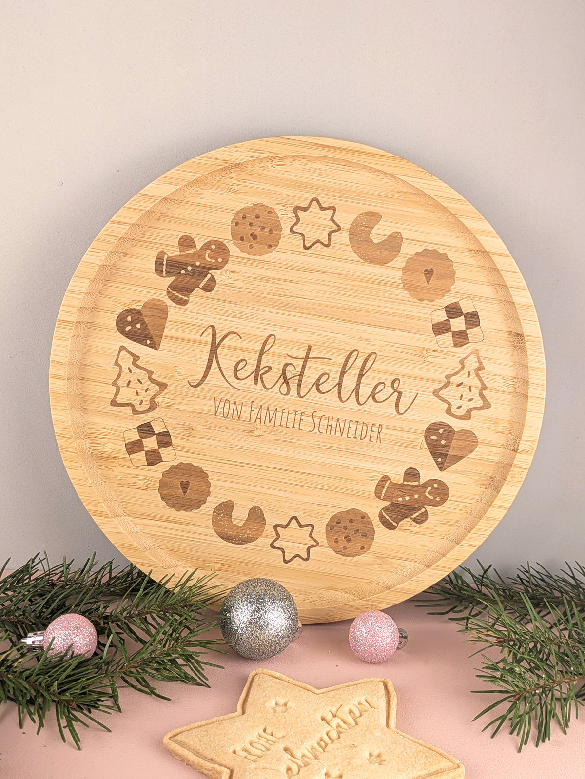 Keksteller Plätzchen - Keksausstecherei
