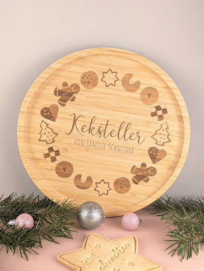 Keksteller Plätzchen - Keksausstecherei